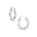 Aesthetic Bubble Silver Plated Earrings for Women