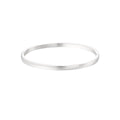 Basic Bangle Bracelet Silver – Classic Minimalist Cuff Jewelry