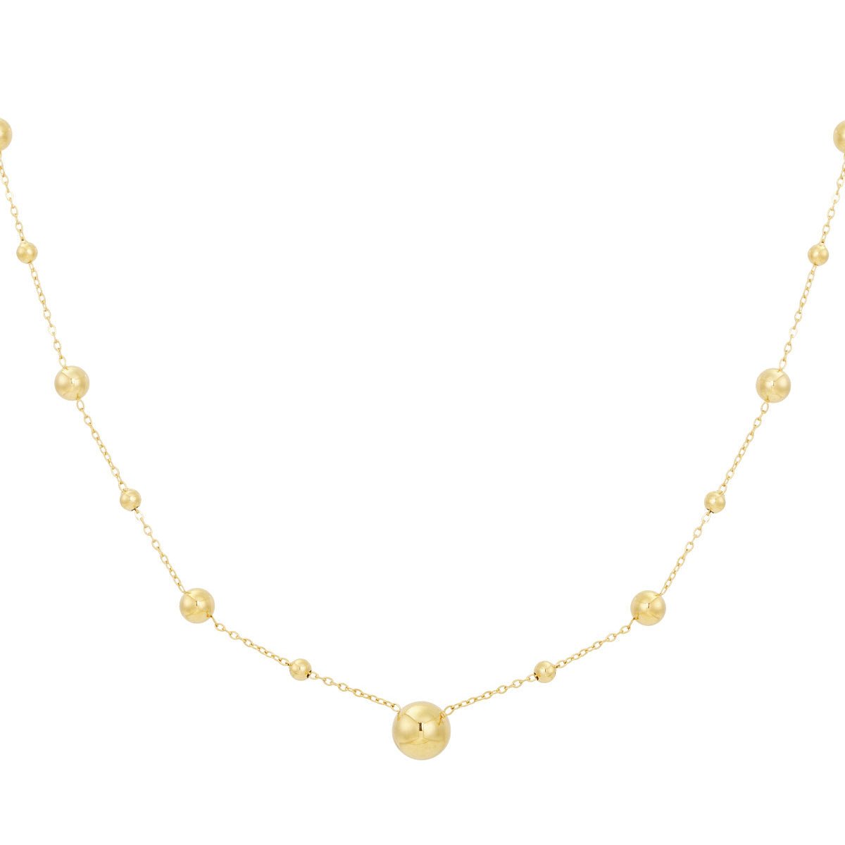 Basic Party Chain Necklace Gold – Stylish Layered Jewelry for Women