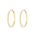 Basic Large Gold Hoop Earrings for Women