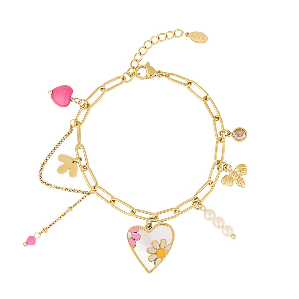 Blossom Dreams Bracelet Gold – Romantic Floral-Inspired Jewelry