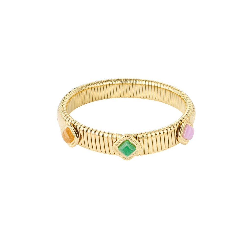 Bohemian Eclectic Bracelet Gold – Boho-Chic Charm Jewelry