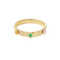 Bohemian Eclectic Bracelet Gold – Boho-Chic Charm Jewelry
