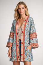 Cardigan Light colorful knit Elegant Summer Jacket Women