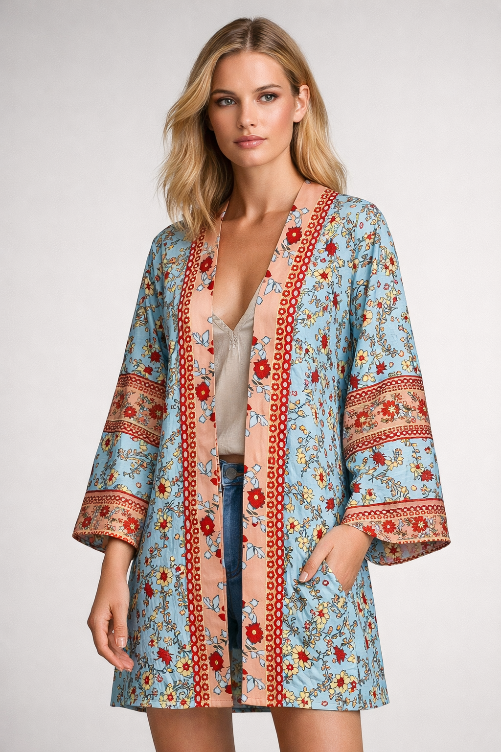 Cardigan Light colorful knit Elegant Summer Jacket Women