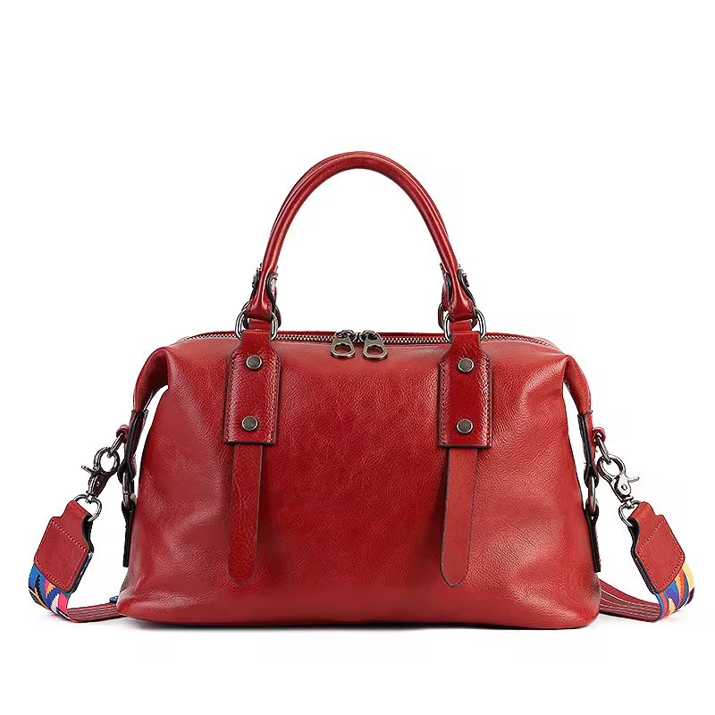 Brown Vintage Leather Shoulder Bag