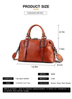 Brown Vintage Leather Shoulder Bag
