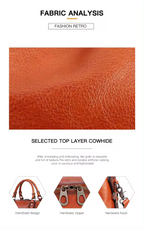 Brown Vintage Leather Shoulder Bag