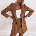 Two-Piece Blazer Set with Mini Dress