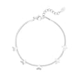 Butterfly Charms Bracelet Silver – Dainty Butterfly Pendant Jewelry