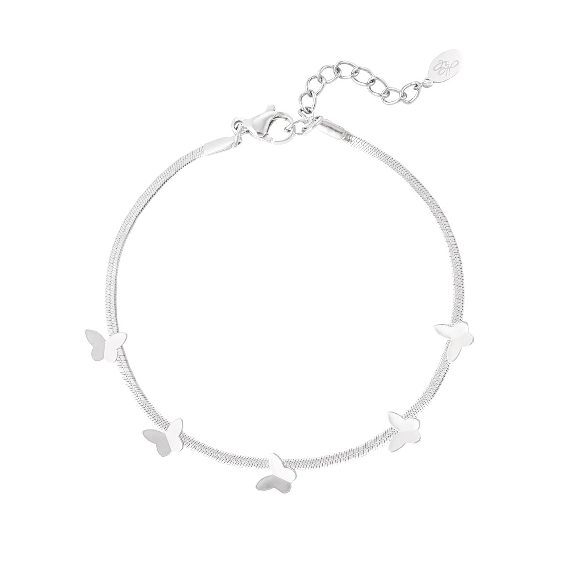 Butterfly Charms Bracelet Silver – Dainty Butterfly Pendant Jewelry
