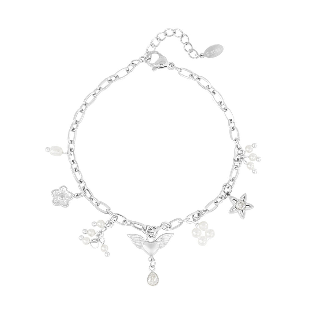 Charm Angel Dust Bracelet Silver – Magical Sparkle Charm Jewelry