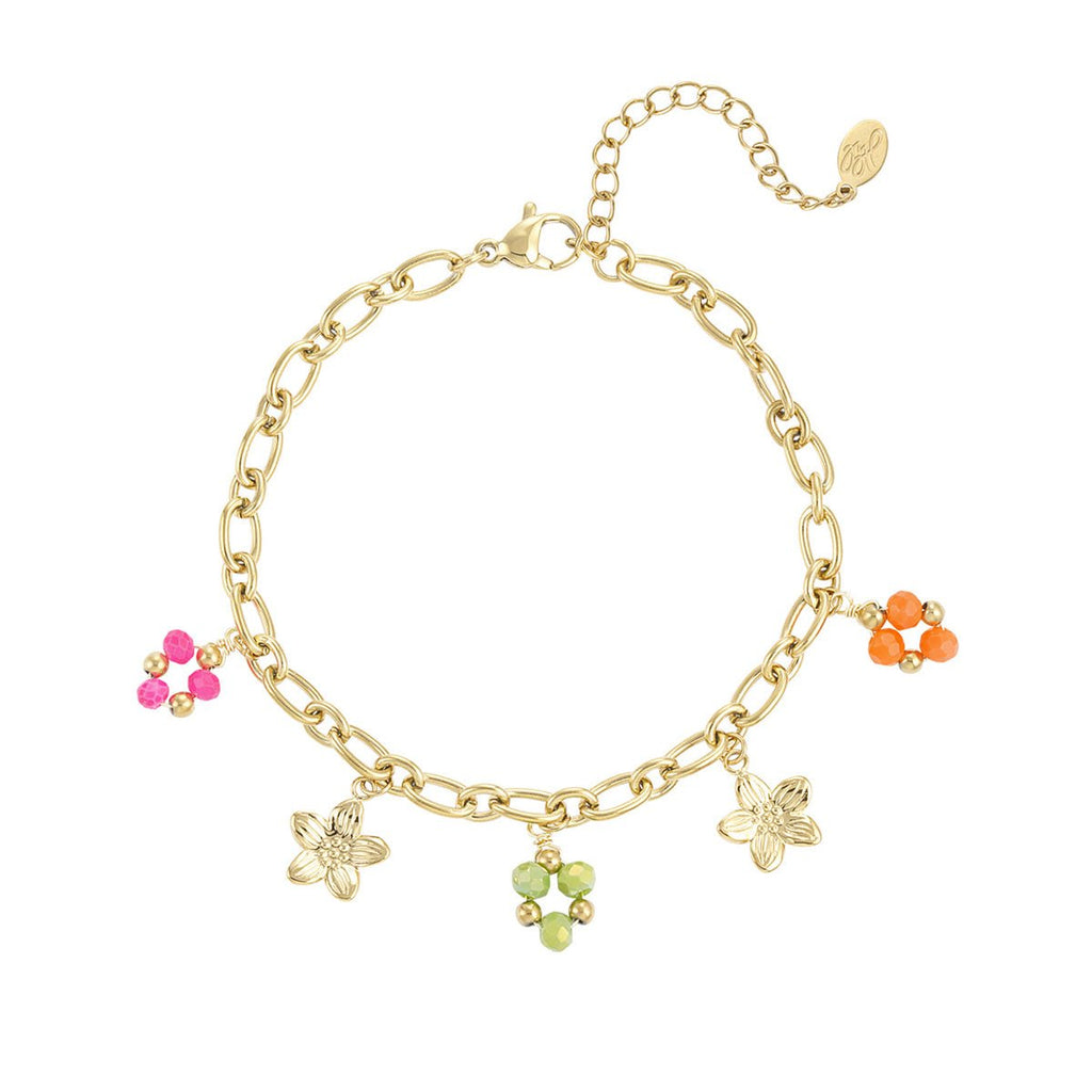 Charm Happy Place Bracelet Gold – Playful Lucky Charm Jewelry