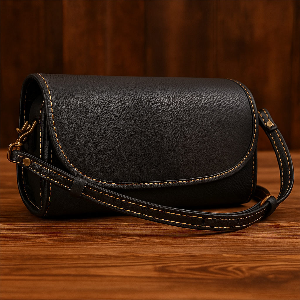 Vintage Genuine Leather Crossbody Bag for Women