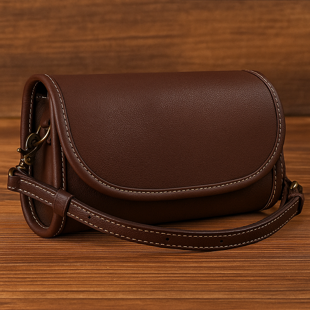 Vintage Genuine Leather Crossbody Bag for Women