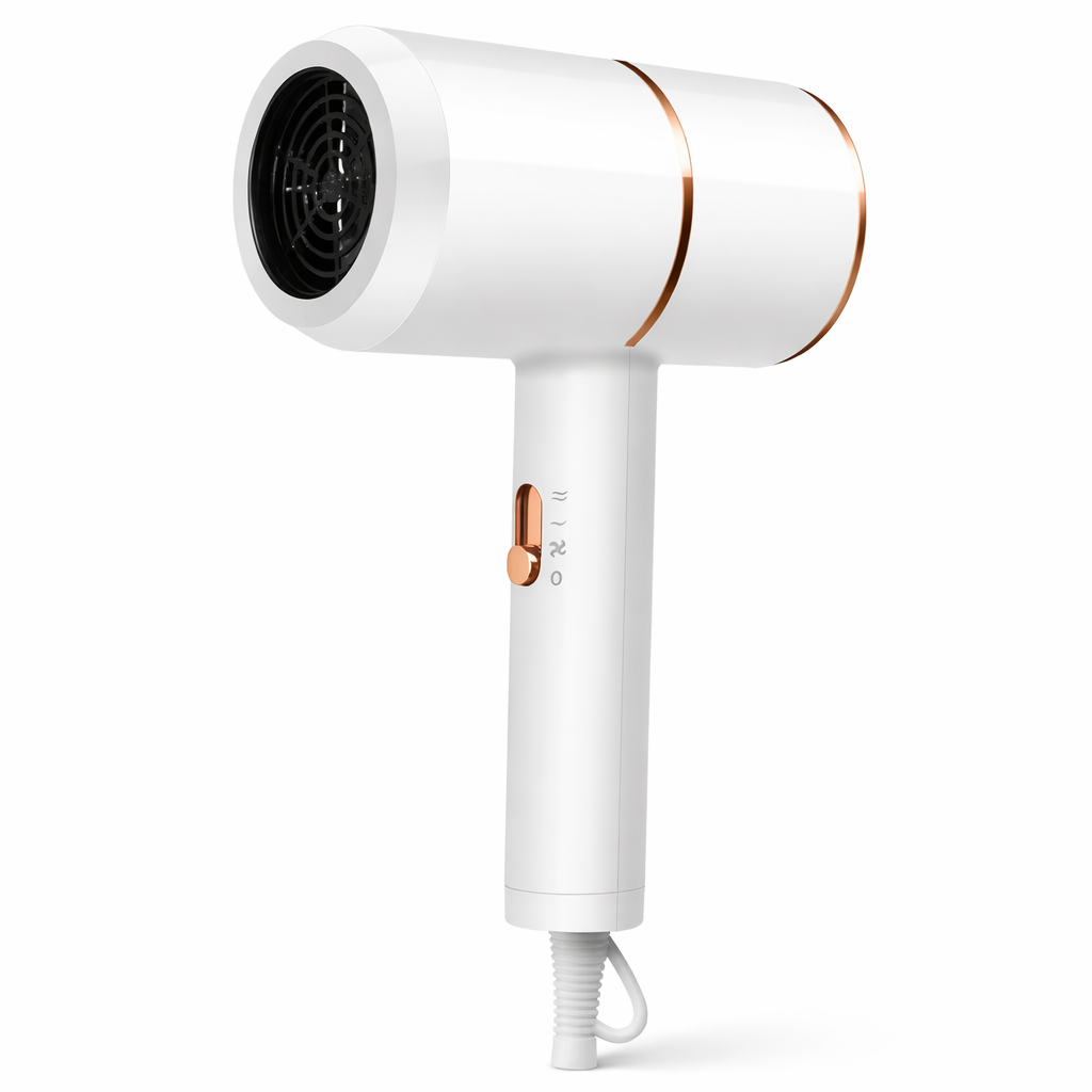 Compact Foldable Ionic Hair Dryer for Smooth Travel Styling