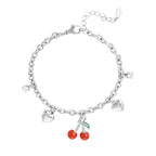 Cherish Charm Bracelet Silver – Meaningful Heart Charm Jewelry