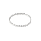 Circled Bangle Bracelet Silver – Sleek Circular Cuff Jewelry for Women
