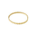 Circled Bangle Bracelet Gold – Elegant Round Link Cuff for Women