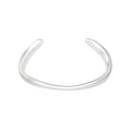 Classic Story Bangle Bracelet Silver – Timeless Polished Cuff Jewelry