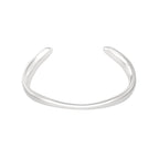Classic Story Bangle Bracelet Silver – Timeless Polished Cuff Jewelry