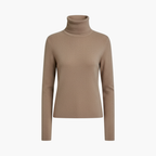 Turtleneck Sweater – Ribbed Neck – Long Sleeves