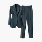 Two-Piece Blazer Set – Structured Fit – Straight Trousers