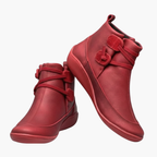 Ankle Boots – Slip-On Entry – Rubber Sole