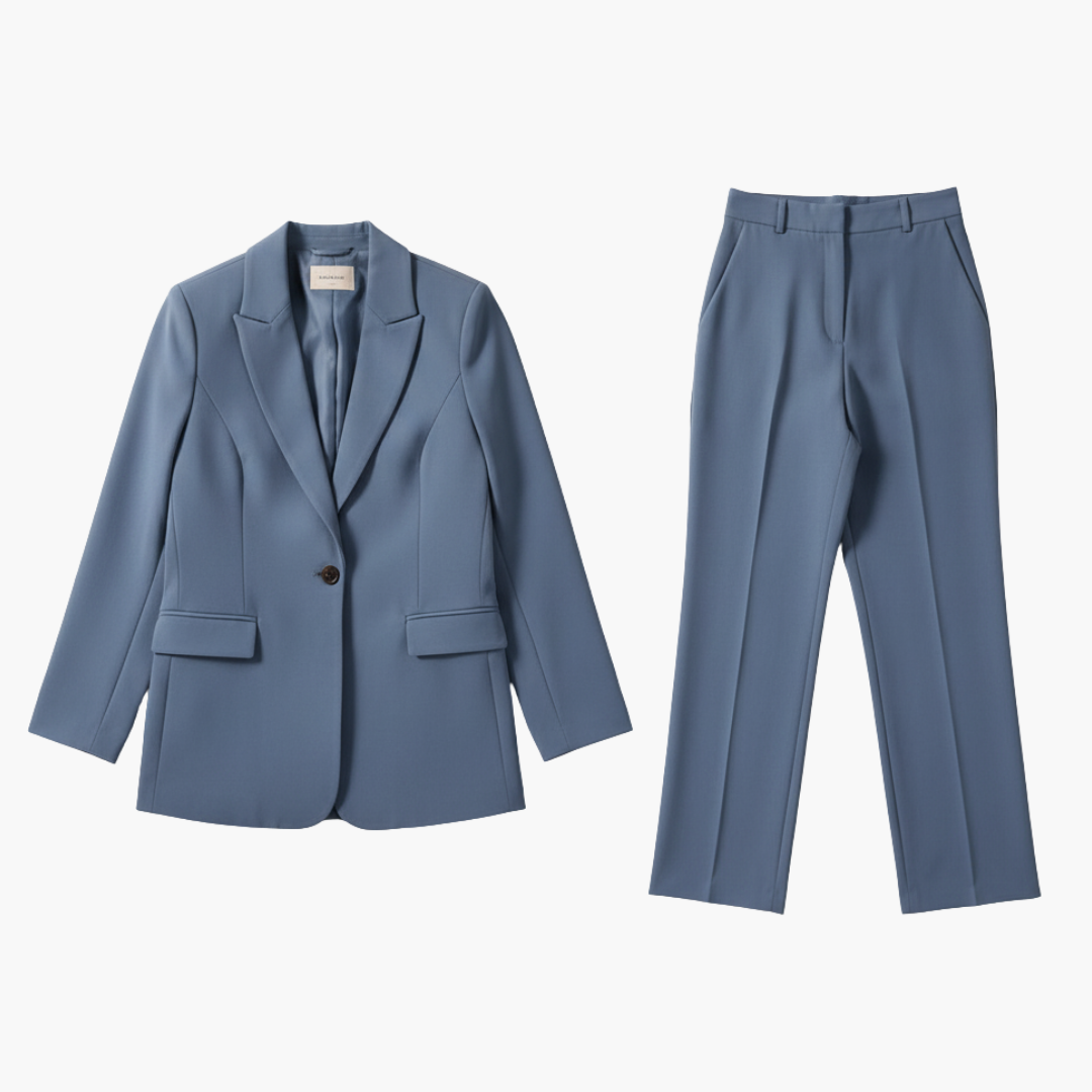 Women’s Blazer Suit with Straight Trousers