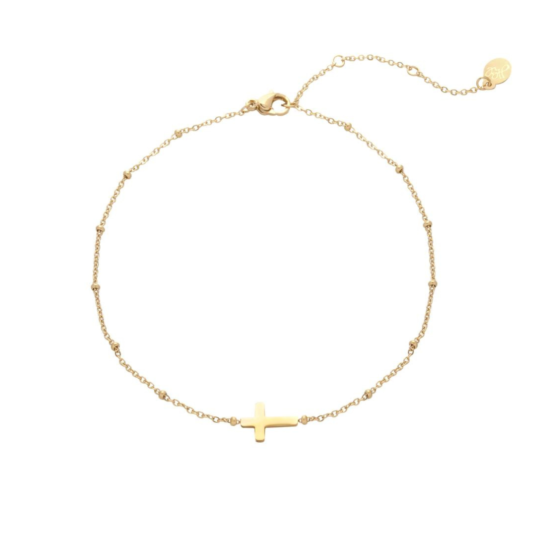 Cross Grace Bracelet Gold – Faith-Inspired Elegant Jewelry
