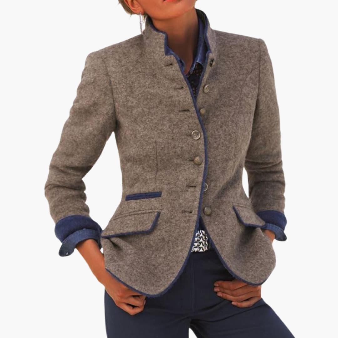 Blazer Jacket – Notched Lapel – Front Buttons