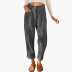 Corduroy Pants – Waistband – Front Closure