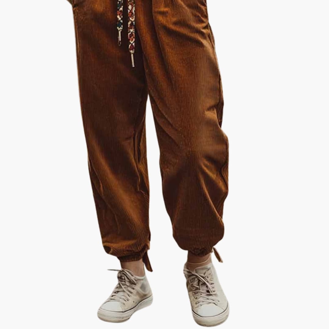 Corduroy Pants – Waistband – Side Pockets