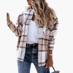 Check Shirt Jacket – Collared Design
