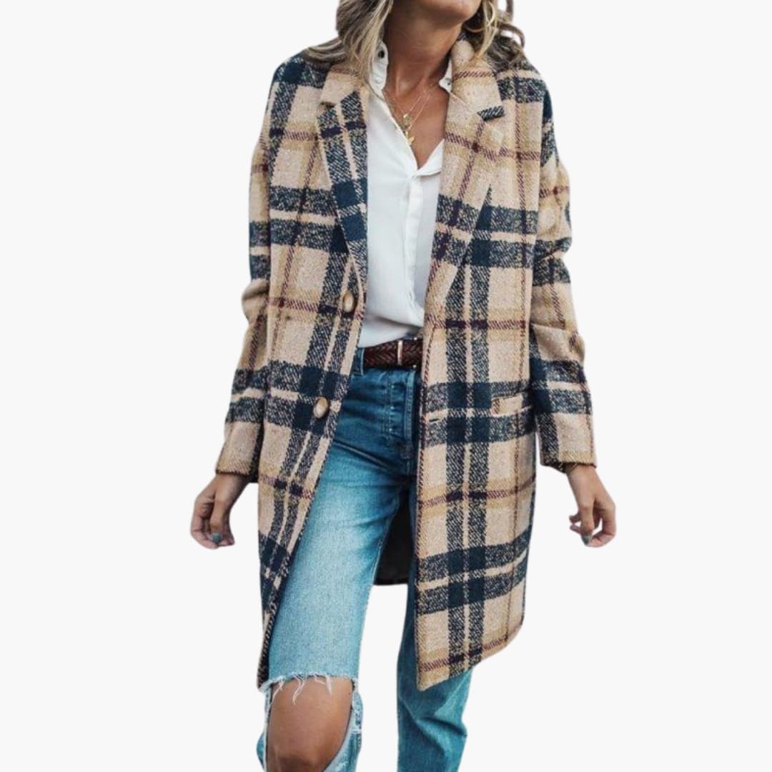 Long Coat – Button Closure