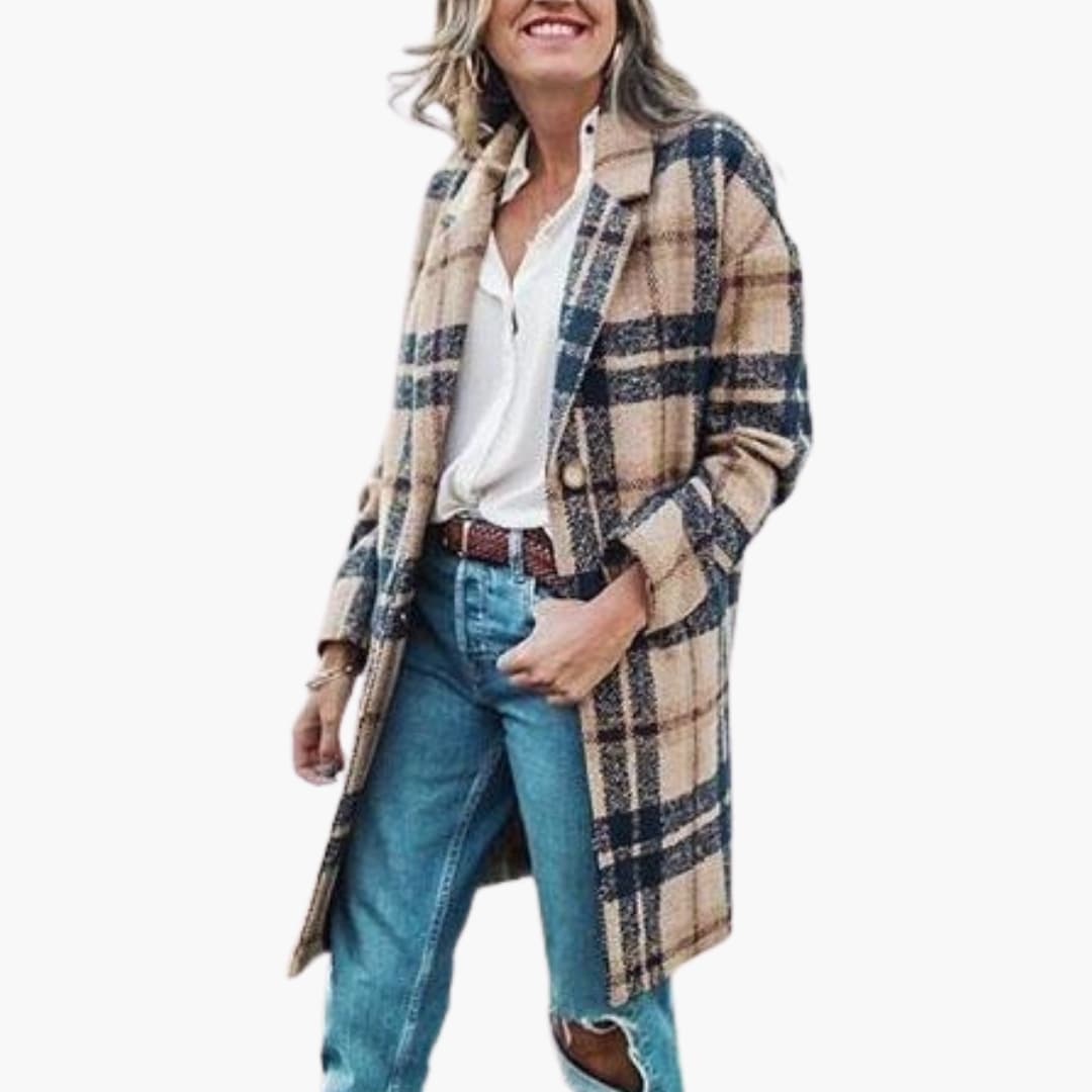 Long Coat – Button Closure