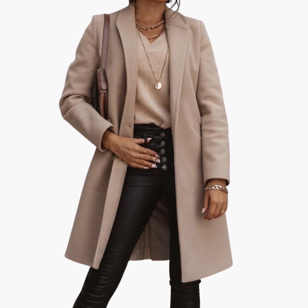 Long Coat – Notched Collar