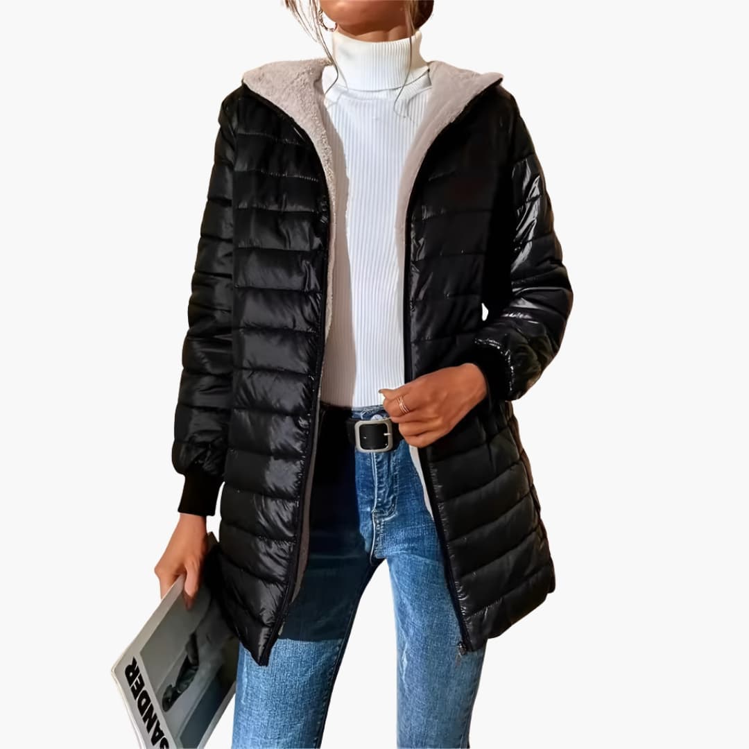 Coat – Hooded Design – Zip Closure