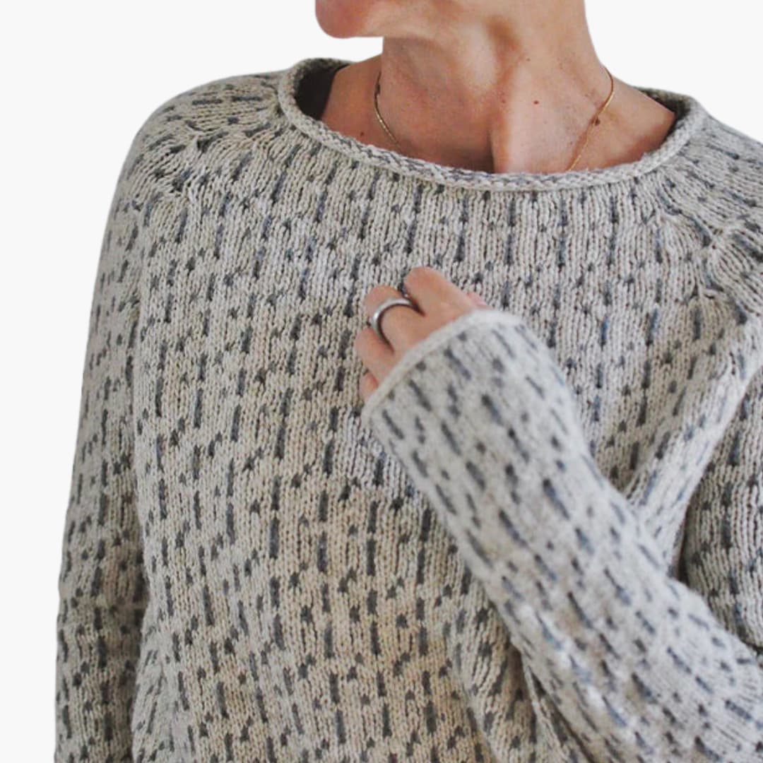 Women's Sweater with Round Neck