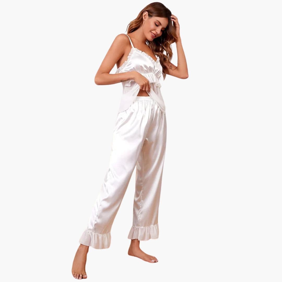 Pajama Set – Ruffled Camisole