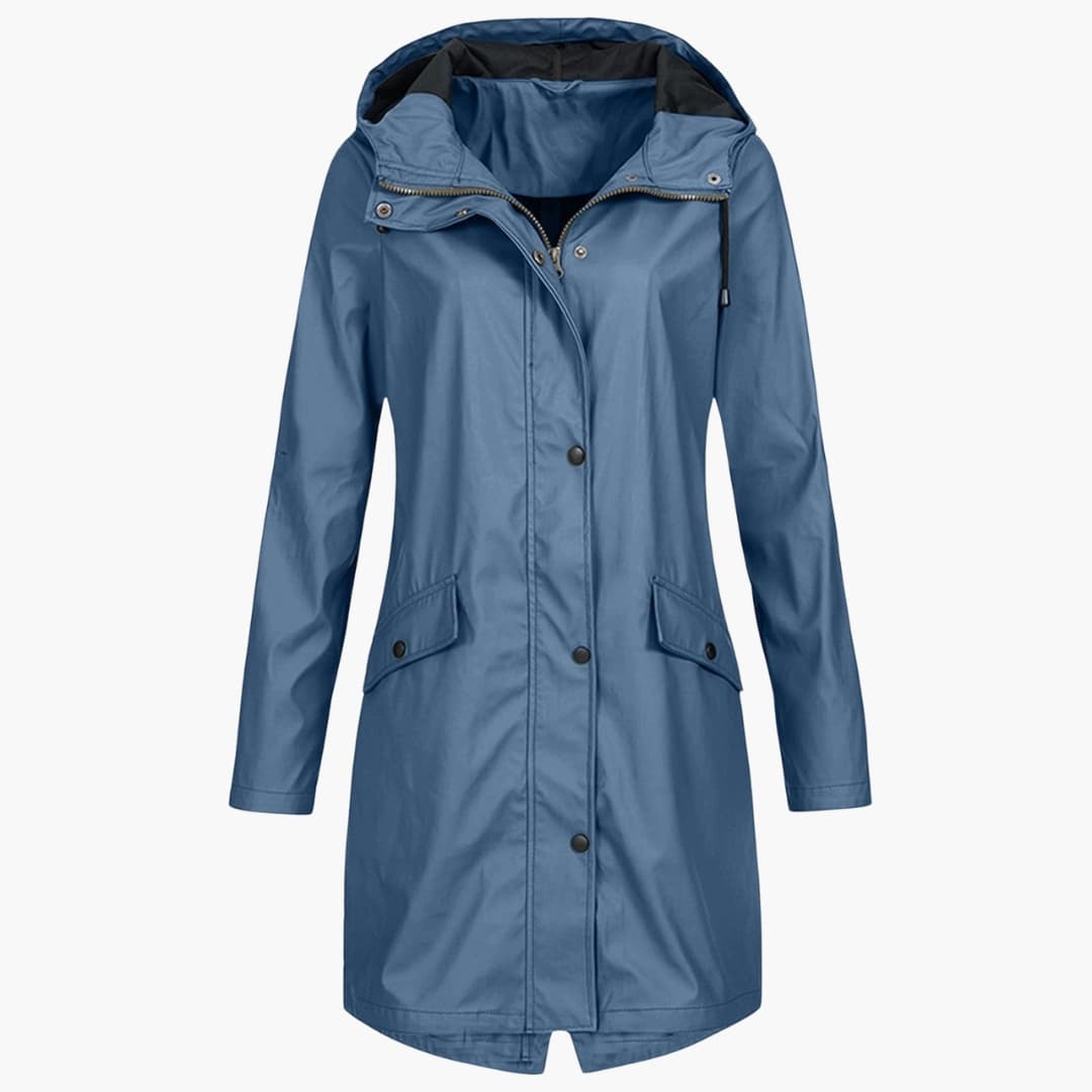Raincoat – Hooded Design – Zip Closure