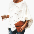 Knit Sweater – Batwing Sleeves