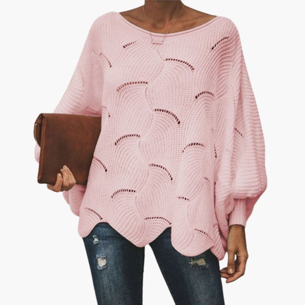 Knit Sweater – Batwing Sleeves