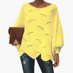 Knit Sweater – Batwing Sleeves