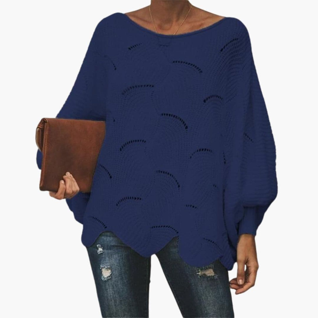 Knit Sweater – Batwing Sleeves