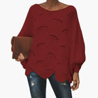 Knit Sweater – Batwing Sleeves