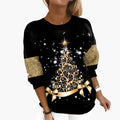 Sweatshirt – Round Neck – Festive Print