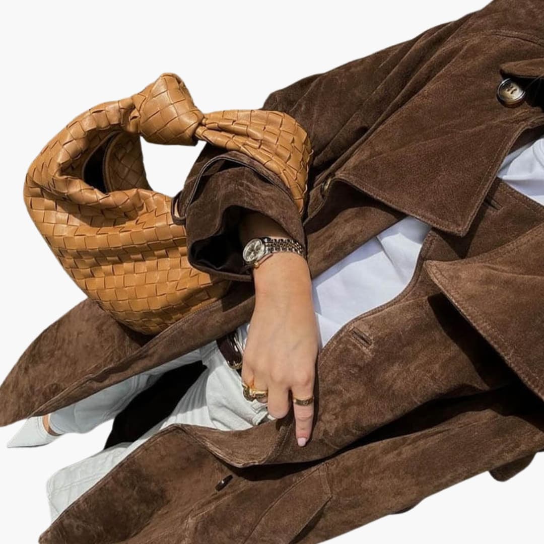 Trench Coat – Notched Collar – Waist Belt