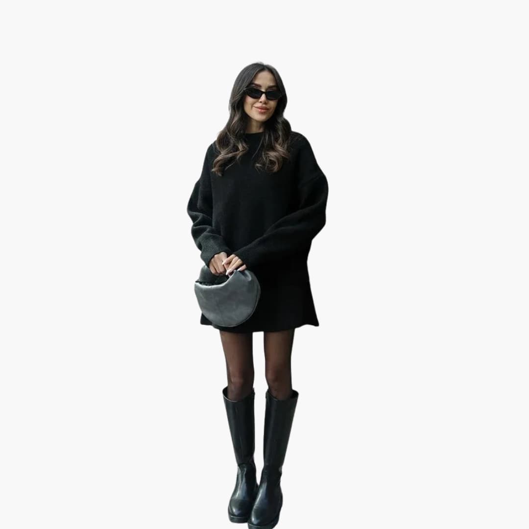 Two-Piece Set – Round Neck Sweater