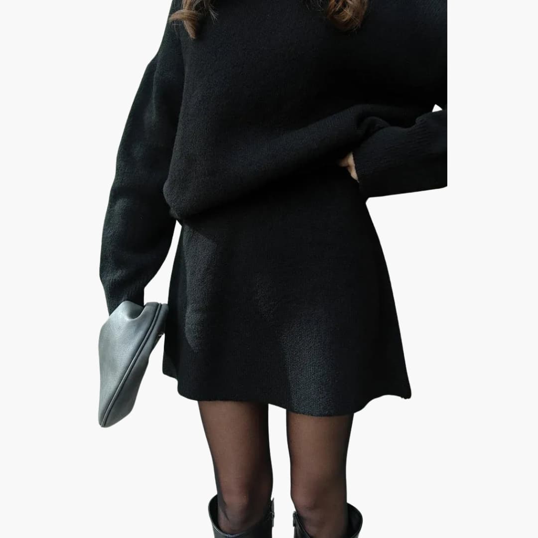 Two-Piece Set – Round Neck Sweater